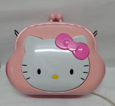 Hello Kitty手提CD音響 OTTO 型號:OT-558 可隨身攜帶  CD. FM立體 AM收音機 二手 外觀九成新 使用功能正常