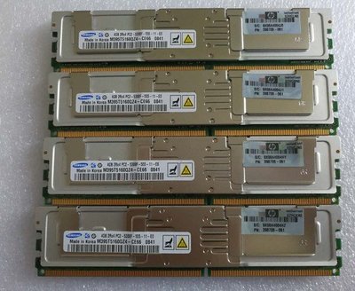 原廠三星 HP DELL IBM  4G FBD DDR2  667 pc2-5300F 伺服器記憶體