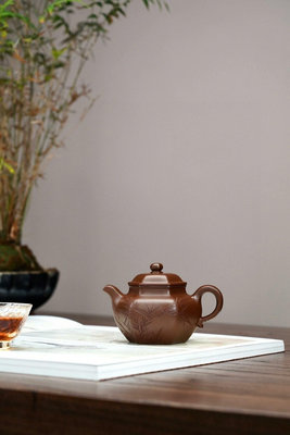 （可議價）-六角蓮子·慕古·180cc 紫砂壺 茶壺 茶具【真棒紫砂】989