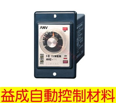 【益成自動控制材料行】ANV多段式限時繼電器 AH2-Y□