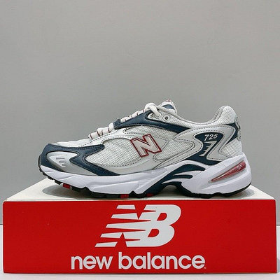 New Balance 725 女生 白藍色 皮革 D楦 舒適 透氣 復古 老爹鞋 運動 休閒鞋 ML725K