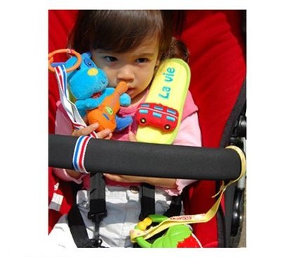 （超取滿599免運）鎬媽布書布玩園*嬰兒固定便攜帶系繩 安全座椅推車玩具綁帶掛帶寶寶奶嘴奶瓶防掉帶.固定帶‧安撫玩具