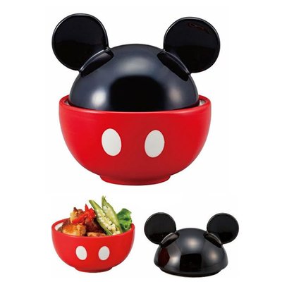 米奇 蓋飯 蓋碗 磁器 日本正版 附盒 迪士尼 Mickey