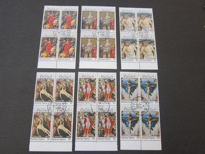 【雲品5】多哥Togo 1975 Sc 903-6,C246-7 CTO Christmas BLK(4) set FU 庫號#B005 86742