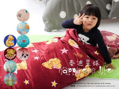 睡袋 / 兒童睡袋 100%精梳棉 舖棉兩用型睡袋 加大款【MiNiS】台灣製