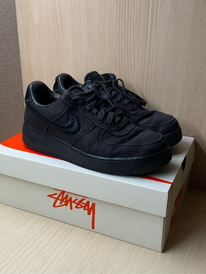 Quality Sneakers - Stussy x Nike Air Force 1 黑 CZ9084-001 二手