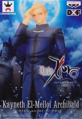 日本正版 景品 Fate/Zero DXF 御主 Vol.1 肯尼斯 模型 公仔 日本代購