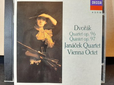 Janacek qt,Vienna octet,Dvorak-S.qt,S.quint,揚納傑克四重奏，維也納八重奏，德佛扎克-弦樂四、五重奏，如新。