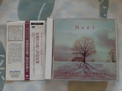 【鳳姐嚴選二手唱片】鋼琴演奏專輯：André Gagnon / 雪的祈禱 Noel (側標)