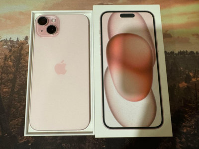 自售 Apple iPhone15 Plus 128G 粉色 保固內