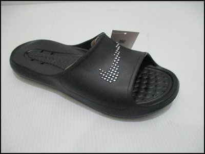 【喬治城】Nike Victori One Shower Slide 防水拖鞋 運動拖鞋 黑色白勾 CZ5478001
