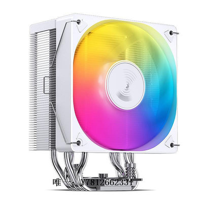 電腦零件喬思伯CR1000evo塔式cpu白色電腦散熱器溫控RGB風扇am5 t玄冰400筆電配件