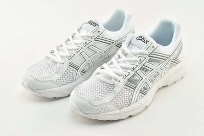 【實拍】ASICS 亞瑟士 GEL-CONTEND 4 白色 白灰 慢跑鞋 4E寬楦 男女鞋