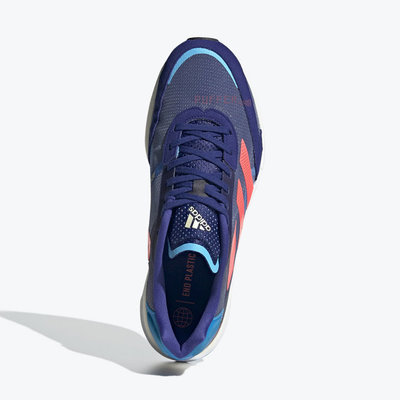Puffer小姐~~ Adidas 全新 藍色 Adizero Boston10 支撐型 透膚 透氣 路跑 跑鞋 慢跑鞋 男