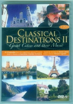 音樂居士新店#Classical Destinations II 音樂城市之旅2 (古典音樂 風光碟)2D9 DVD