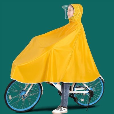 加大加長款自行車雨衣全身防暴雨男女外套時牛津自行車雨披~特價