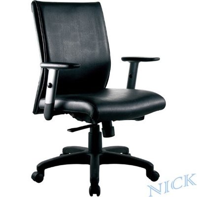 ◎【NICK】尼可辦公家具◎ (TP)中背皮革高級主管椅/辦公椅/電腦椅