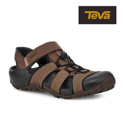 [好也戶外] TEVA｜男 Flintwood 護趾快扣冒險者運動涼鞋 咖啡色 NO.1118941TKCF
