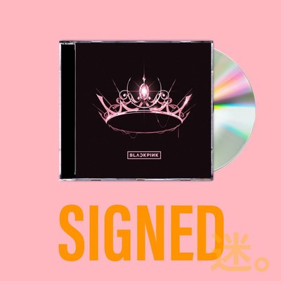 迷俱樂部｜現貨！BLACKPINK THE ALBUM 全團簽名專輯 [CD] 四位成員親筆簽名4CD 美版SIGNED