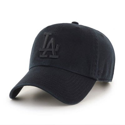 現貨 47 BRAND LA DODGERS MLB CLEAN UP 洛杉磯道奇 老帽 經典 全黑