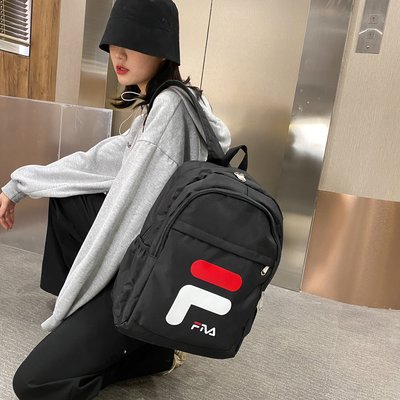 現貨 FILA 斐樂 2021 新款雙肩包 後背包 書包 學生背包 旅遊背包 折扣免運