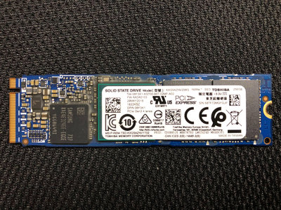 TOSHIBA 東芝 256G SSD M.2 2280 NVMe PCIe 固態硬碟 瑕疵品 報帳用