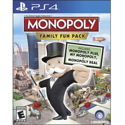 (現貨全新) PS4 地產大亨：家庭歡樂包 英文美版 Monopoly Family Fun Pack 大富翁