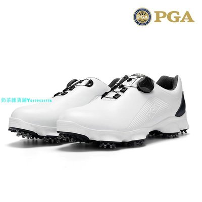 PGA高爾夫球鞋golf男士有釘運動鞋子時尚休閑百搭抓地力強301001