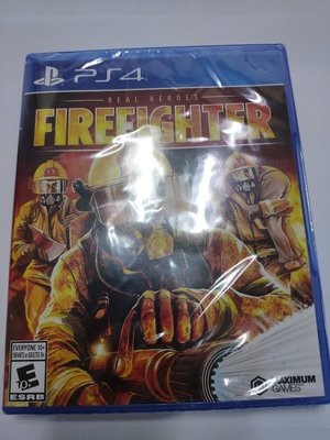 【新品瑕疵-外盒凸點】PS4 火場英雄 消防員 英文美版 Real Heroes Firefighter (火神的眼淚)