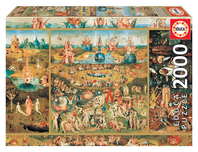 18505 EDUCA 名畫 人間樂園 Hieronymus Bosch 2000片歐洲進口拼圖