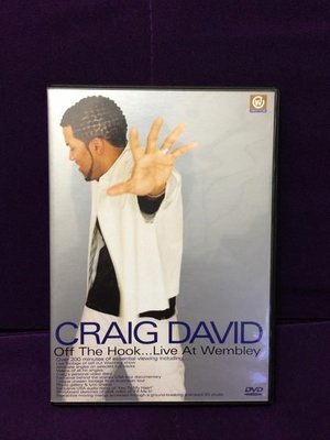《二手絕版》R&B/HIP&HOP ~ Craig David - 克雷格大衛. 現場演唱會專輯DVD》Off The Hook ...Live