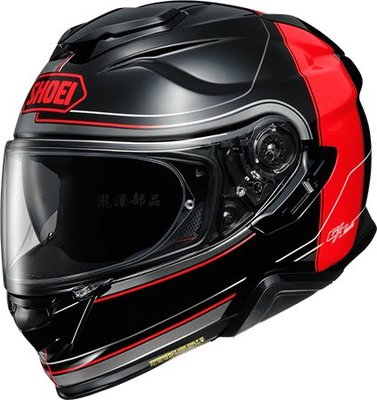 瀧澤部品 日本SHOEI GT-AIR II 2 全罩安全帽 TC-1 CROSSBAR黑紅 彩繪 加長內墨片 通風透氣