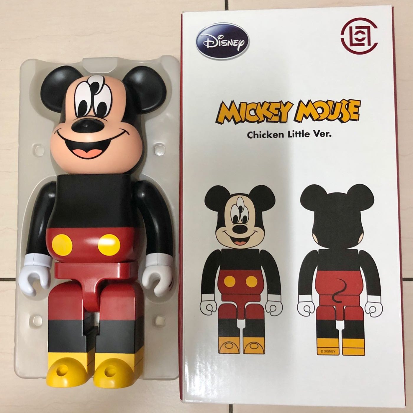 已售出全新Be@rbrick Bearbrick 三眼米奇CLOT Mickey 400% 極難入手非