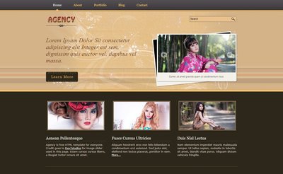 Agency Template from  響應式網頁模板、HTML5+CSS3、網頁特效  #16904