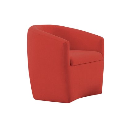 ☆[新荷傢俱]23G 335 高級紅色單人沙發椅 /簡約洽談椅/休閒椅/房間椅/ 飯店椅/大廳椅