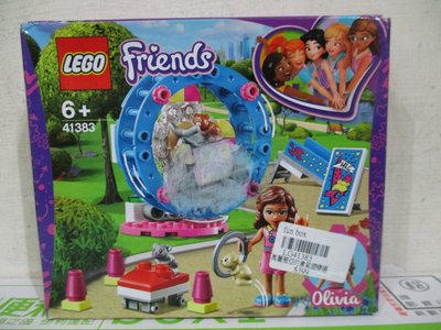 1莉卡MEGA BLOKS美高LEGO樂高Friends好朋友系列41383奧麗薇亞的倉鼠遊樂場積木公仔兩佰八十一元起標