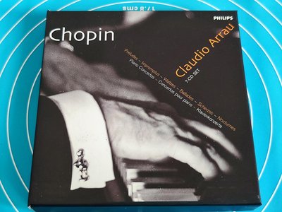 好音悅 Arrau 阿勞 Chopin 蕭邦 鋼琴作品集 Inbal 殷巴爾 倫敦愛樂 7CD Philips 德EDC