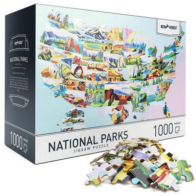 現貨全新正品 美國 Newverest 拼圖 National Parks 美國國家公園 大集合 1000片