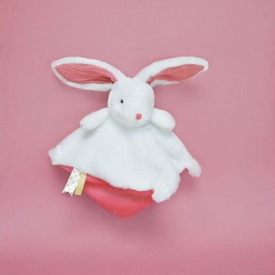 法國Doudou - 小紅兔摸角布偶23cm