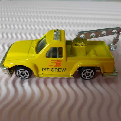 玩具汽車 金屬模型_ 黃色吉普車 PIT CREW