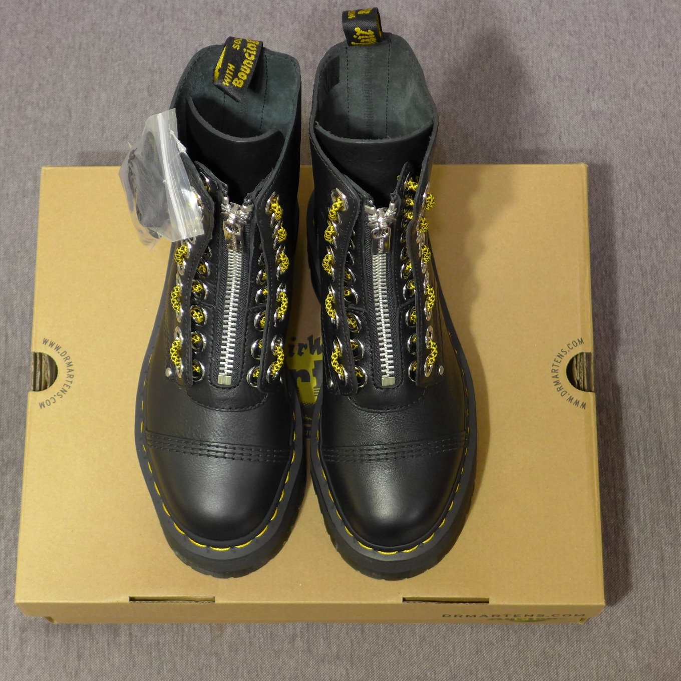 【現貨】Dr Martens Sinclair Hi Max Platform 馬汀超厚底10孔黑色軟