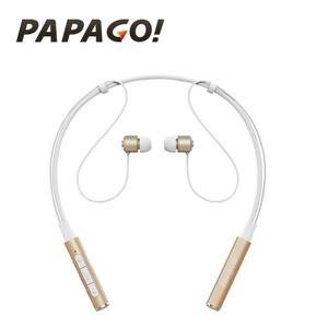 PAPAGO! X1 頸掛式藍牙耳機(奢華金)