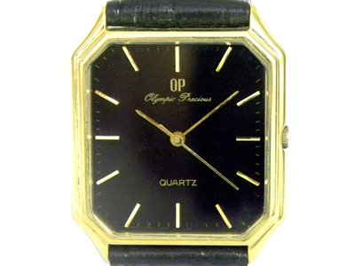 [專業] 石英錶 [OP 8209-0172] 奧林比亞之星-奧柏 方型石英錶[黑色面] 時尚/中性/軍錶