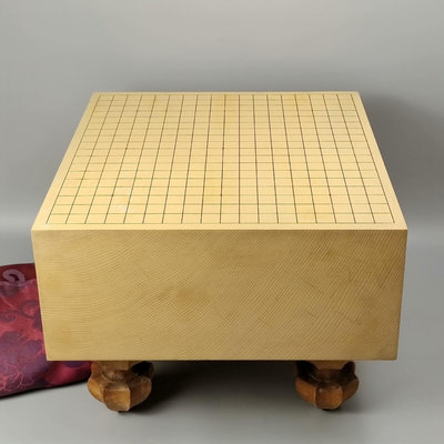 日本新榧圍棋桌圍棋棋盤圍棋盤圍棋墩。老榧木圍棋2號