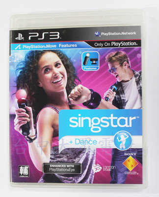 PS3 熱舞歌唱 SingStar Dance MOVE專用 (英文版)**(二手片-光碟約9成8新)【台中大眾電玩】