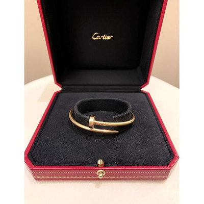 『甜甜二手』Cartier 卡地亞 JUSTE UN CLOU系列 18K黃金手鐲 寬版 釘子手環 B6048217