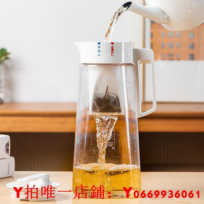 日本asvel茶水壺耐高溫冷泡茶壺冷水壺 冰箱大容量涼茶壺涼水杯