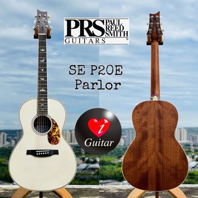 【iGuitar】PRS SE P20E Parlor 骨董白桃花心木面單吉他（含Fishman GT1拾音器）