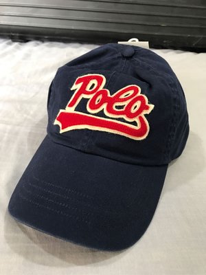 Polo Ralph Lauren by polo 深藍色polo字樣 拼布繡logo圖案 棒球帽 全新正品 美國購回 現貨在台一頂