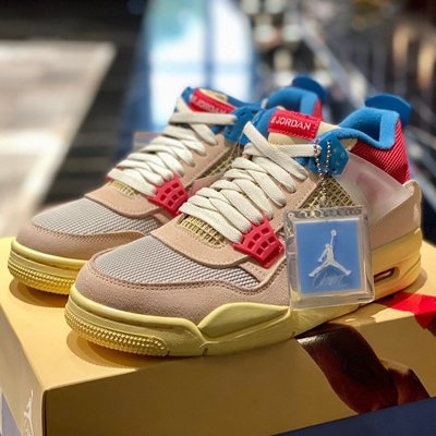 【正品】Union LA x Air Jordan 4 Retro SP Guava Lce 籃球 DC9533-800潮鞋